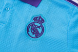 2025-26 RMA Light blue Short shirts and Long trousers Suit #C2520