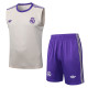 2025-26 RMA Khaki Tank top and shorts suit #D2563