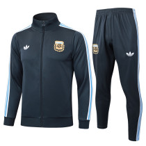2025-26 Argentina Dark gray Jacket Tracksuit # A2535