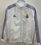 2025-26 RMA White Double Sided Windbreaker (双面风衣)