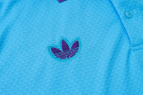2025-26 RMA Light blue Short shirts and Long trousers Suit #C2520