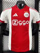 2025-26  Ajax Home Player Version Soccer Jersey