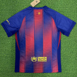 2025-26 BAR Home Print Personalized AD Fans Soccer Jersey