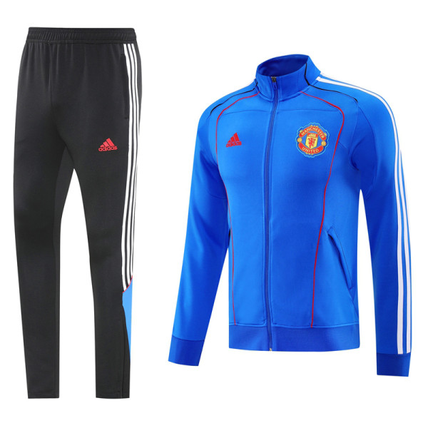 2025-26 Man Utd Fancy blue Jacket Tracksuit #03