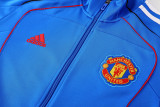 2025-26 Man Utd Fancy blue Jacket Tracksuit #03