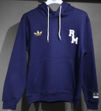 2024-25 RMA Royal blue Hoodie Tracksuit (High Quality)(卫衣套装)