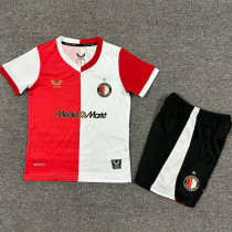 2025-26 Feyenoord Home Kids Soccer Jersey