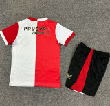 2025-26 Feyenoord Home Kids Soccer Jersey
