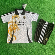 2025-26 RMA White Blue Special Edition Kids Training #黄龙