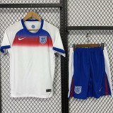 2025 England Home Kids Soccer Jersey
