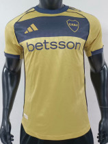 2025-26 Boca Juniors Away Player Version Soccer Jersey