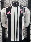 2025-26 JUV Home Long Sleeve Player Version Soccer Jersey (长袖球员)
