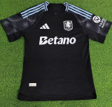 2025-26 Aston Villa Away Player Version Soccer Jersey