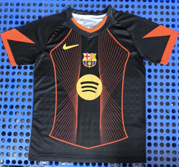 2025-26 BAR Black Orange Concept Edition Training shirts