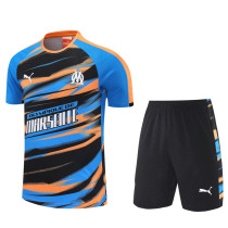 2025-26 Marseille Orange blue Training Short Suit