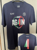 2025-26 Napoli Royal blue 4 Times Champion T-Shirt (宝蓝色)