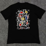 2025-26 BAR Black High Quality Casual T-Shirt #圆领涂鸦