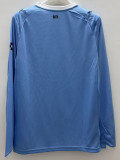 2025-26 Man City Home Long Sleeve Soccer Jersey (长袖)