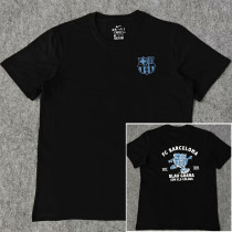 2025-26 BAR Black High Quality Casual T-Shirt #圆领蓝标