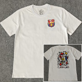 2025-26 BAR White High Quality Casual T-Shirt #圆领涂鸦