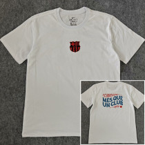 2025-26 BAR White High Quality Casual T-Shirt #圆领红标