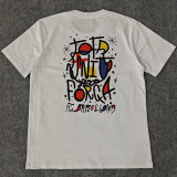 2025-26 BAR White High Quality Casual T-Shirt #圆领涂鸦