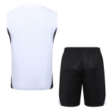 2025-26 LIV White Tank top and shorts suit #D2568