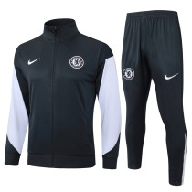 2025-26 CHE Dark gray Jacket Tracksuit #A2543