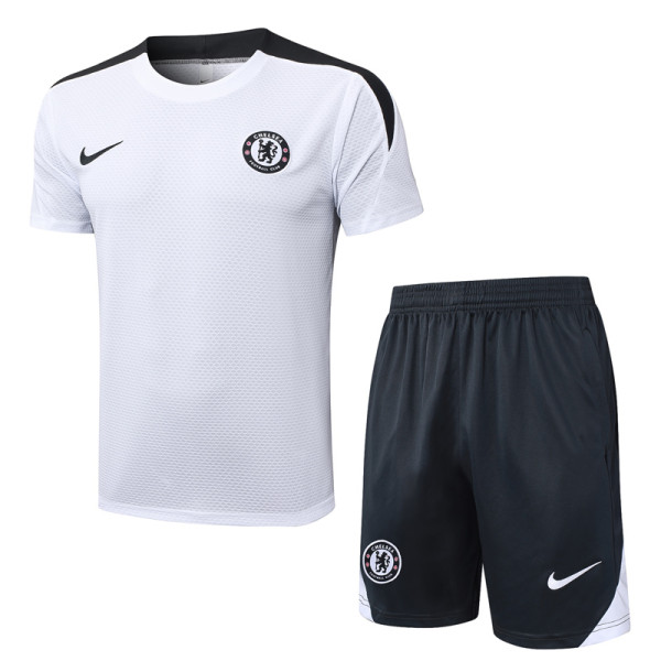 2025-26 CHE White Training Short Suit #D2574