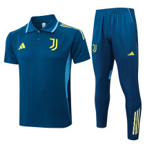 2025-26 JUV Lake blue Short shirts and Long trousers Suit #C2534