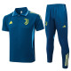 2025-26 JUV Lake blue Short shirts and Long trousers Suit #C2534