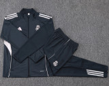 2025-26 RMA Dark gray Jacket Tracksuit #A2541