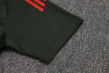 2025-26 Bayern Army green Short shirts and Long trousers Suit #C2533