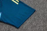 2025-26 JUV Lake blue Short shirts and Long trousers Suit #C2534