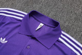 2025-26 RMA Purple Short shirts and Long trousers Suit #C2531
