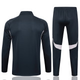 2025-26 RMA Dark gray Jacket Tracksuit #A2541