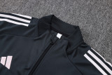 2025-26 RMA Dark gray Jacket Tracksuit #A2541