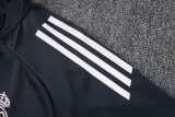 2025-26 RMA Dark gray Jacket Tracksuit #A2541