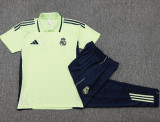 2025-26 RMA Light green Short shirts and Long trousers Suit #C2532