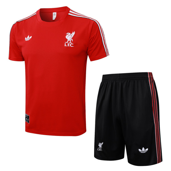 2025-26 LIV Red Training Short Suit #D2580