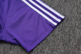 2025-26 RMA Purple Short shirts and Long trousers Suit #C2531