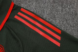 2025-26 Bayern Army green Short shirts and Long trousers Suit #C2533