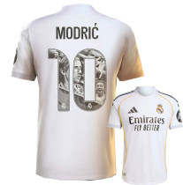 2025-26 RMA Home MODRIC #10 Print Picture Number Fans Soccer Jersey