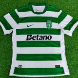 2025-26 Sporting Lisbon Home Player Version Soccer Jersey