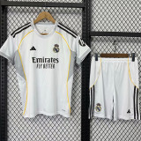 2025-26 RMA Home Kids Soccer Jersey