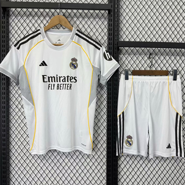 2025-26 RMA Home Kids Soccer Jersey
