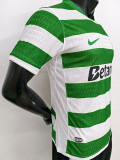 2025-26 Sporting Lisbon Home Player Version Soccer Jersey
