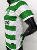 2025-26 Sporting Lisbon Home Player Version Soccer Jersey