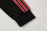 2025-26 Man Utd Black Red Jacket Tracksuit #05