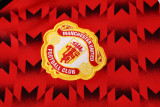 2025-26 Man Utd Black Red Jacket Tracksuit #05